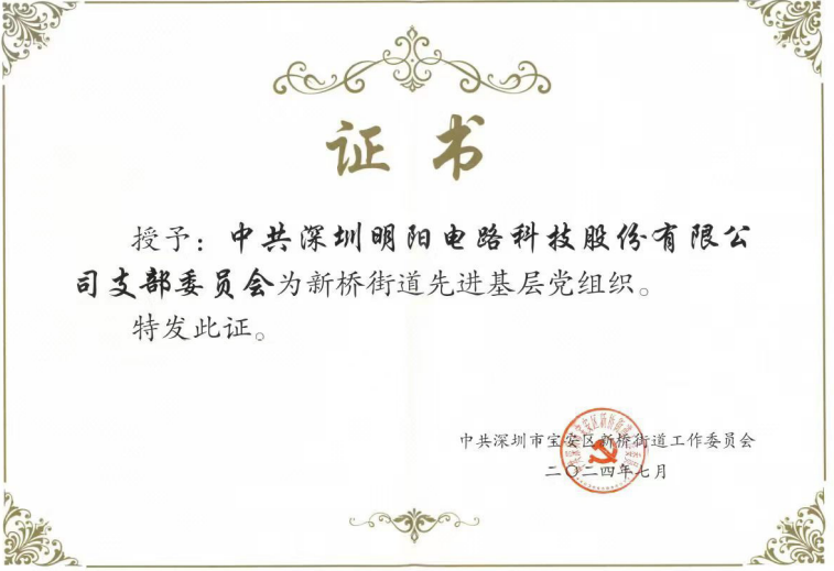 8188cc威尼斯电路党支部被授予新桥街道先进基层党组织